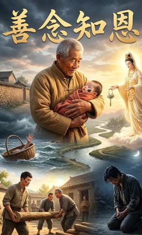 短剧《善念知恩》海报