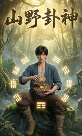 短剧《山野卦神》海报