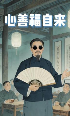 短剧《心善福自来》海报