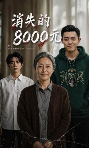 短剧《消失的8000元》海报
