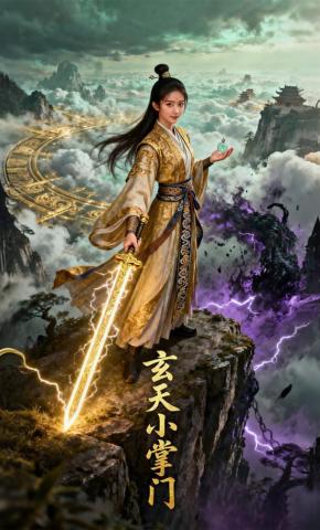 短剧《玄天小掌门》海报