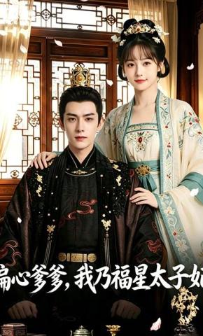 短剧《偏心爹爹，我乃福星太子妃》海报