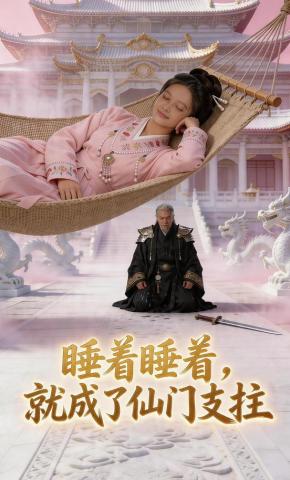 短剧《睡着睡着，就成了仙门支柱》海报