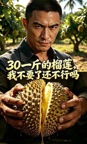 短剧《30一斤的榴莲，我不要了还不行吗》海报