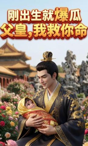 短剧《刚出生就爆瓜！父皇，我救你命》海报
