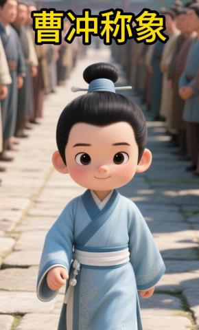 短剧《曹冲称象》海报