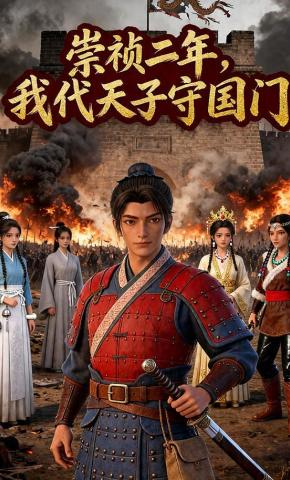 短剧《崇祯二年，我代天子守国门》海报