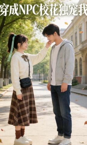 短剧《穿成 NPC校花独宠我》海报