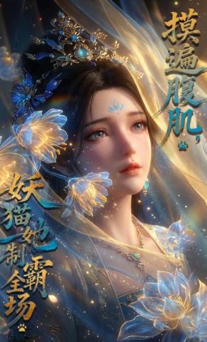 短剧《摸遍腹肌，妖猫她制霸全场》海报