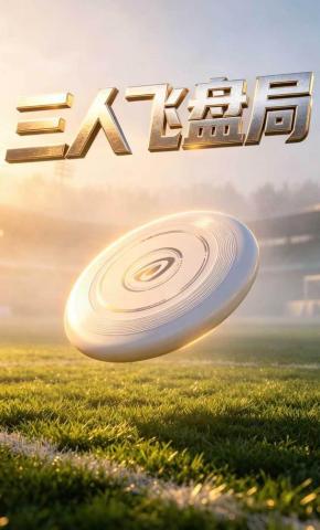 短剧《三人飞盘局》海报