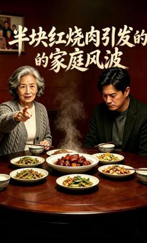短剧《半块红烧肉引发的家庭风波》海报