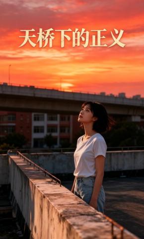 短剧《天桥下的正义》海报