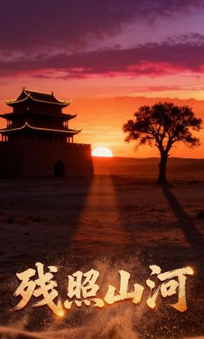 短剧《残照山河》海报