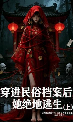 短剧《穿进民俗档案后，她绝地逃生（上）》海报