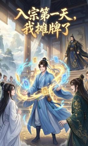 短剧《入宗第一天，我摊牌了》海报