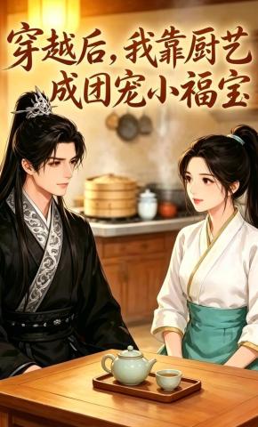 短剧《穿越后，我靠厨艺成团宠小福宝》海报