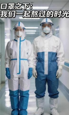 短剧《口罩之下：我们一起熬过的时光》海报