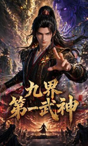 短剧《九界第一武神》海报