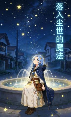 短剧《落入尘世的魔法》海报