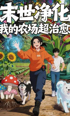 短剧《末世净化，我的农场超治愈》海报