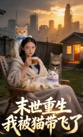 短剧《末世重生我被猫带飞了》海报