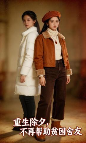 短剧《重生除夕，不再帮助贫困舍友》海报