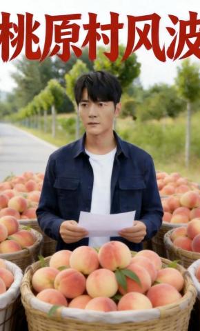 短剧《桃原村风波》海报
