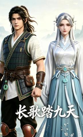 短剧《长歌踏九天》海报