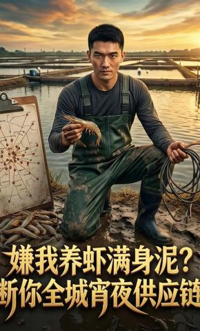 短剧《嫌我养虾满身泥？断你全城宵夜供应链》海报