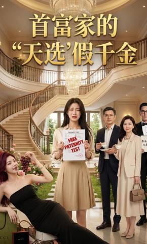 短剧《首富家的“天选”假千金》海报
