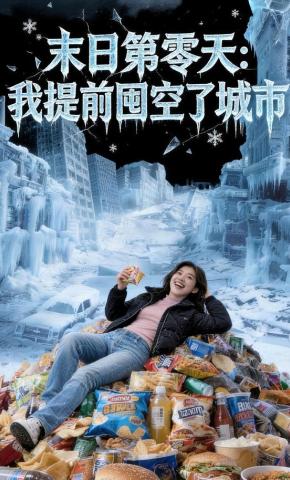 短剧《末日第零天：我提前囤空了城市》海报