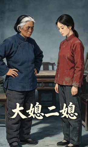 短剧《大媳二媳》海报