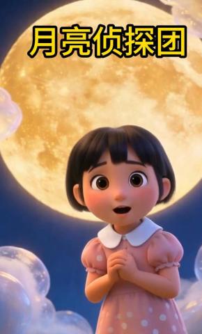 短剧《月亮侦探团》海报