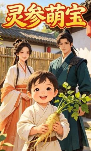 短剧《灵参萌宝》海报