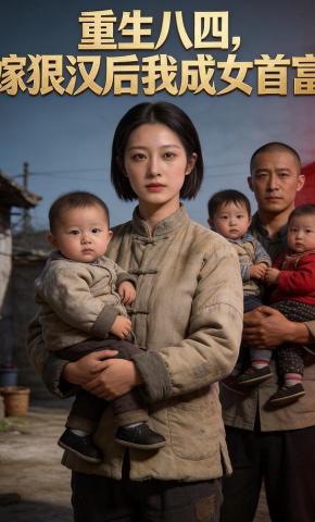 短剧《重生八四，嫁狠汉后我成女首富》海报