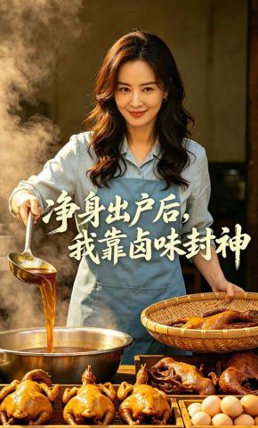 短剧《净身出户后，我靠卤味封神》海报