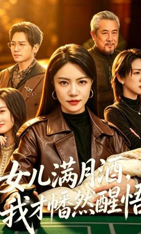 短剧《女儿满月酒，我才幡然醒悟》海报