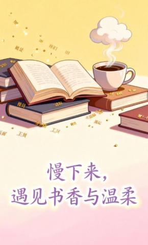 短剧《慢下来，遇见书香与温柔》海报