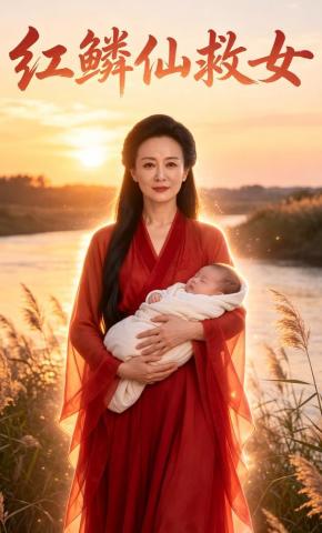 短剧《红鳞仙救女》海报
