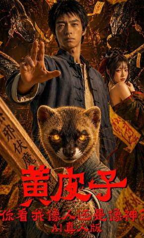 短剧《黄皮子你看我像人还是像神AI真人版》海报