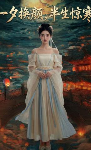 短剧《一夕换颜，半生惊寒》海报
