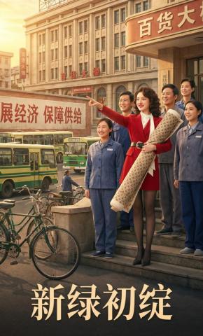 短剧《新绿初绽》海报