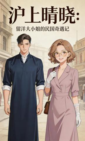 短剧《沪上晴晓：留洋大小姐的民国奇遇记》海报