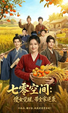 短剧《七零空间:傻女觉醒，带全家逆袭》海报