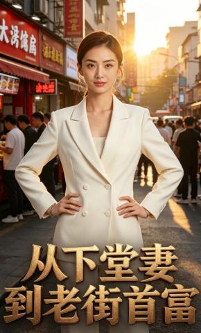 短剧《从下堂妻到老街首富》海报