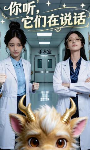 短剧《你听，它们在说话》海报
