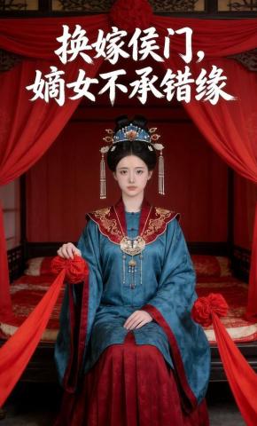 短剧《换嫁侯门，嫡女不承错缘》海报