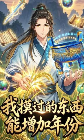 短剧《我摸过的东西能增加年份》海报