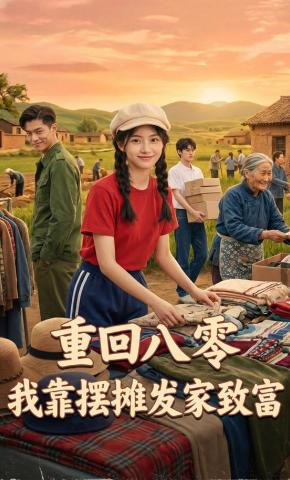 短剧《重回八零我靠摆摊发家致富》海报