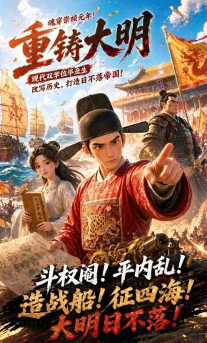 短剧《重铸大明》海报